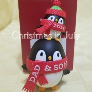 Hallmark 2021 Dad and Son Penguin Christmas Ornament